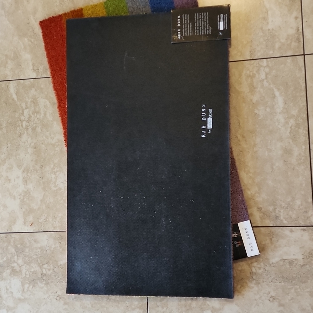 🆕NWT Rae Dunn Rainbow Welcome Mat (Addl $13.50 incl for shipping) - Picture 7 of 7